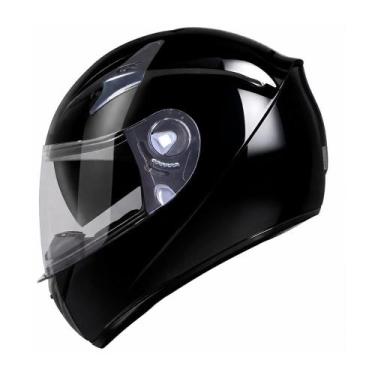 Imagem de Capacete Fechado EBF X Troy Com óculos interno Sv 218 Solid Cor:Preto 