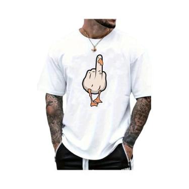 Imagem de Camiseta Masculina De Verão, Algodão, Casual, Esportiva, Com Estampa D