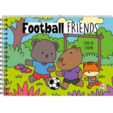 Imagem de Livro - Football Friends - Livro de colorir com marcador