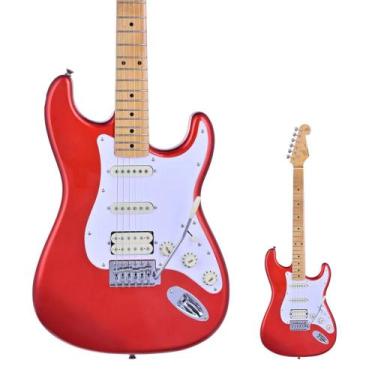 Imagem de Guitarra Strato SX SST57+ HSS CAR Candy Apple Red com Bag