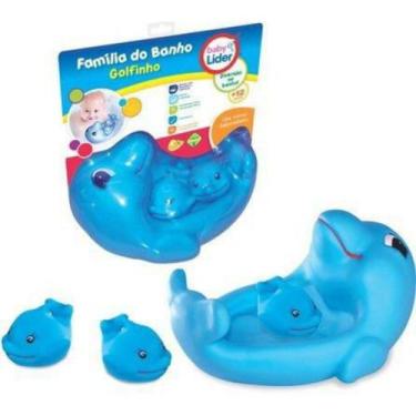 Imagem de Brinquedo De Banho Familia Do Banho Golfinho - Lider Brinquedos