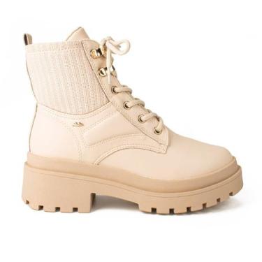 Imagem de Bota Coturno Dakota Cano Médio Feminina G9671, Nude, 37