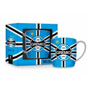 Imagem de Caneca Porcelana Urban 360ml Times Grêmio 3 - Brasfoot