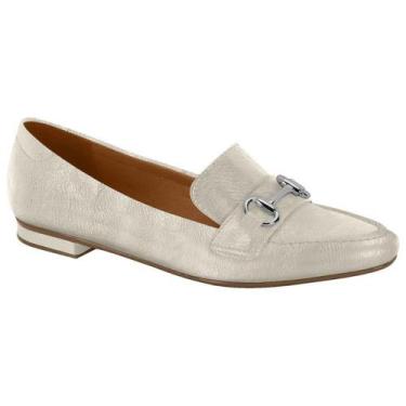 Imagem de Mocassim Feminino Loafer Branco Off Vizzano 1351.106, 36
