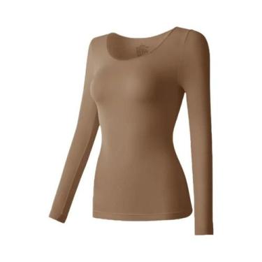 Imagem de Roupa Íntima Térmica Feminina de Manga Longa - Ajuste Fino (L-XL) - Id