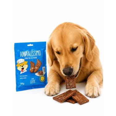 Imagem de Bifinho Petisco Pet Premium 50g Animalíssimo Sabor Leite - Animalissim