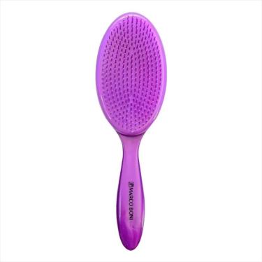 Imagem de Escova Desembaraçante Slim MB 7224 Cerdas de Nylon Flexíveis para Todos os Tipos de Cabelo Marco Boni