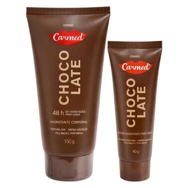 Imagem de Kit Carmed Chocolate: Hidratante Corporal 150g e Creme Hidratante Para Mãos 40g