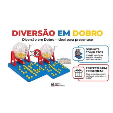 Imagem de Bingo JOGO DE MESA Globo 48 Cartelas Completo