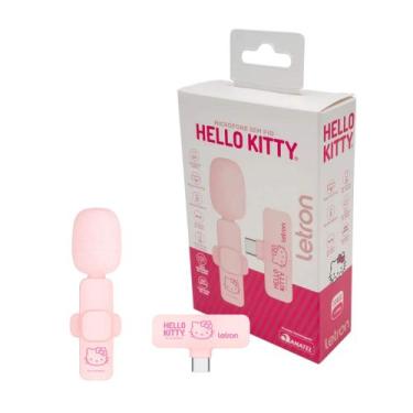 Imagem de Microfone de Lapela Sem Fio Hello Kitty Caixa Letron Leo&Leo Leonora -