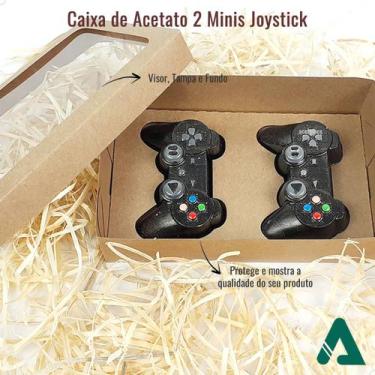 Imagem de Caixa Kraft para 2 Controle Joysticks Mini PlayStation (20x13x5 cm) (1