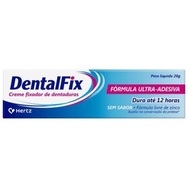 Imagem de Fixador Dentadura Kley Hertz Sem Sabor Creme 20g - Dentalfix