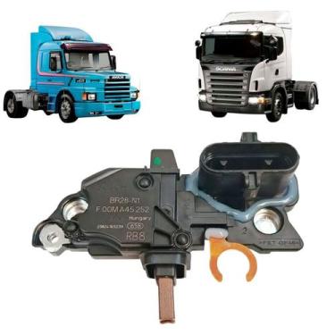 Imagem de Regulador de voltagem ikro scania serie 113/114/124/4/5 24v, Único, Ún