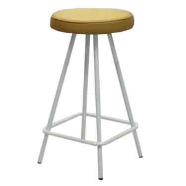 Imagem de Banco Friends Branco/Mostarda - Overseas