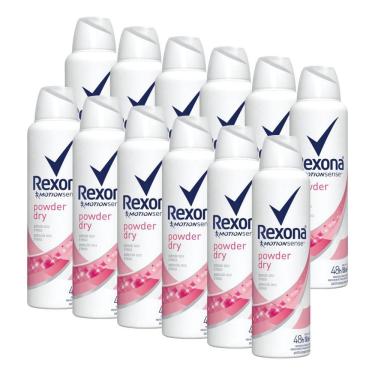 Imagem de Kit 12 Desodorante Rexona Motionsense Powder Dry 150ml