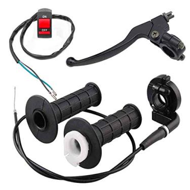 Imagem de Alavanca de freio e alça esquerda, cabo do acelerador, cabo do acelerador, para XR80 XR100 CRF70 CRF80 CRF100 Pit Dirt Motor Bike Baja Mini bicicleta 196cc 200cc 5,5hp 6,5hp 6,5hp 48 polegadas