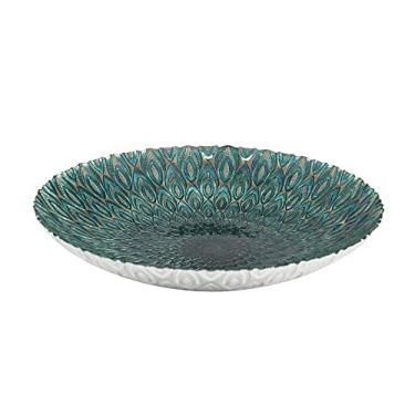 Imagem de WOLFF - Centro de Mesa de Vidro Peacock 40cm x 7cm