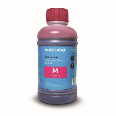 Imagem de Refil De Tinta Para Impressoras Epson 250Ml Magenta Multilaser - RF015