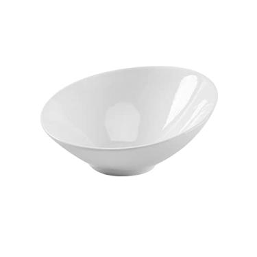 Imagem de Tigela de salada de frutas de cerâmica louça para casa tigela de sobremesa criativa tigelas de sopa de macarrão (tamanho: P/18 * 7,8 * 7,2 cm)