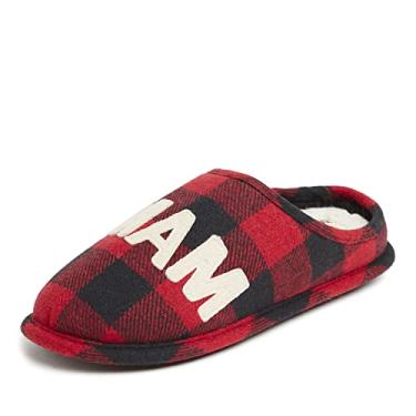 Imagem de Dearfoams Presente de Natal feminino para mãe, pijama fofo combinando para a família, mamãe urso, Mamá Oso vermelho, Medium