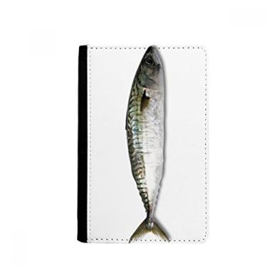 Imagem de Porta-passaporte preto longo atividade peixe oceano bolsa para cartão Notecase Burse, Multicolor
