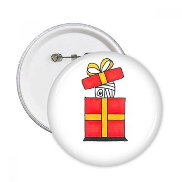 Imagem de Horus mas Presente, laço, alfinetes redondos, crachá, botão, decoração, acessório, 5 peças