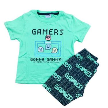 Imagem de Conjunto Fakini Camiseta E Bermuda Gamers - Fakini Kids