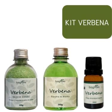 Imagem de Kit VERBENA Espuma de banho + Sais de Banho + Essência Umidificador VERBENA Banheira Hidromassagem