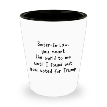 Imagem de Copo de dose para cunhada, presentes para cunhada, para cunhada, ideia de para cunhada, ideia de e Natal