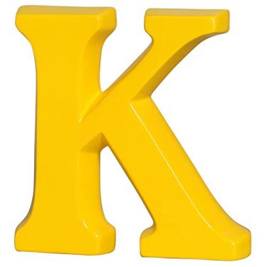 Imagem de Letra K Grande Ceramicas Pegorin Amarelo