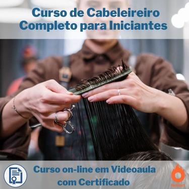 Imagem de Curso on-line em videoaula de Cabeleireiro Completo para Iniciantes com Certificado
