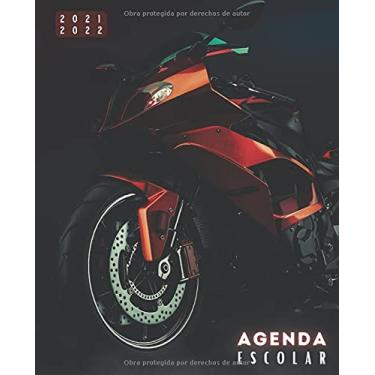 Imagem de Agenda Escolar 2021-2022 Motocross: Planificador semanal para niñas y niños | 1 semana en 2 páginas | Agenda 2021 2022 semana vista | Material escolar colegio secundaria estudiante | Portada moto