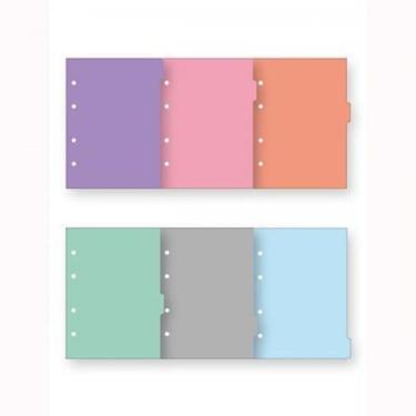 Imagem de Divisorias Caderno Colegial Com 6 Cores Foroni