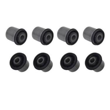 Imagem de Kit 8 Bucha Bandeja Inferior Superior Nova S10 2013 / ...