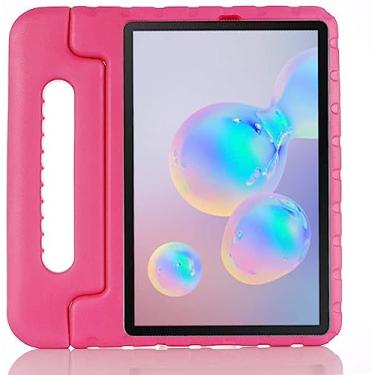 Imagem de Capa Infantil Anti Impacto Compatíveis Para Galaxy Tab S6 Lite 10.4'' P615 P617 P620 P625 P610 P619 ROSA,Evita Eficientemente Quedas Acidentais, Solavancos e Arranhões