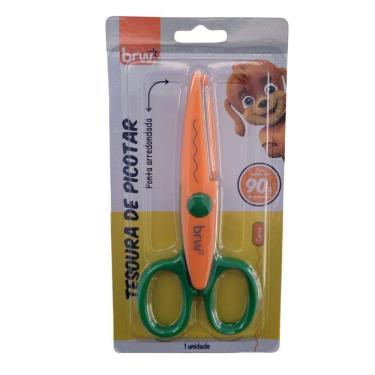 Imagem de Tesoura De Picotar Papel Formato Curva - Brw