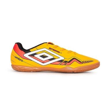 Imagem de Chuteira Futsal Umbro Prisma + Amarelo/branco/laranja Fluor U01fb00144-626 40