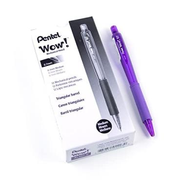 Imagem de Pentel Lapiseira Wow de 0,7 mm com barril violeta, caixa com 12 (AL407V)