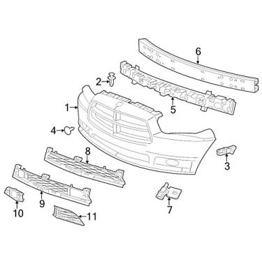 Imagem de Mopar Bezel Fog Lamp