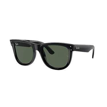 Imagem de Óculos de Sol Ray-Ban Wayfarer Reverse 0RBR0502S 6677VR Tam 50 / Preto - Lentes Verde Escuro