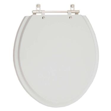 Imagem de Assento Sanitario Poliester Cinza Claro Para Vaso Logasa