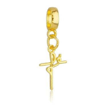 Imagem de Pingente Berloque de Fé Pandora Banhado a Ouro 18k - Premium
