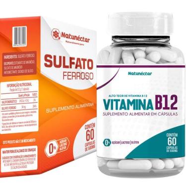 Imagem de Combo Vitamina B12 + Sulfato Ferroso Natunectar