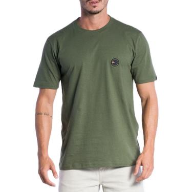Imagem de Camiseta Quiksilver Patch Round Color SM24 Verde Militar