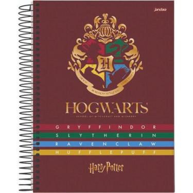 Imagem de Caderno Colegial C/D 01 Materia Harry Potter 80 Folhas Jandaia Capa So
