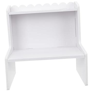 Imagem de FUNOMOCYA Prateleira Dupla Pequena Estante Estante Prateleiras De Livros Prateleiras De...
