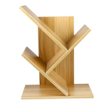 Imagem de TEHAUX 1 Peça Estante De Mesa Estante De Mesa Estante De Mesa Organizador De Artigos Diversos Prateleiras De Livros Suporte Para Livros Contador Estante Estante De Livros Em Formato De
