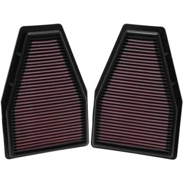 Imagem de K&N Filtro de ar do motor: Alto desempenho, Premium, lavável, filtro de substituição: Serve para PORSCHE 2012-2016 (911, 911 Carrera, 911 GT3), 33-2484