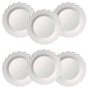 Imagem de Conjunto Pratos Rasos Duralex Jasmim Nadir 6 Unidades