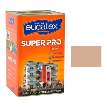 Imagem de Tinta Acrilica Camurça Semi Brilho Super Pro Eucatex 18Lt